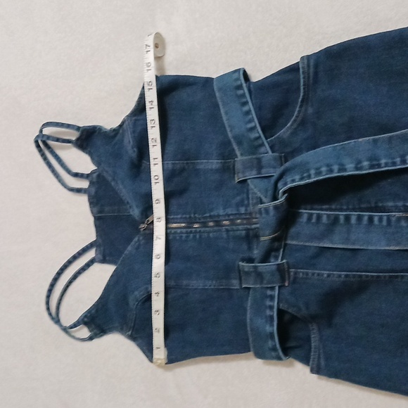 Venus Women's Dress 4 Denim Zip Closure - Picture 5 of 11